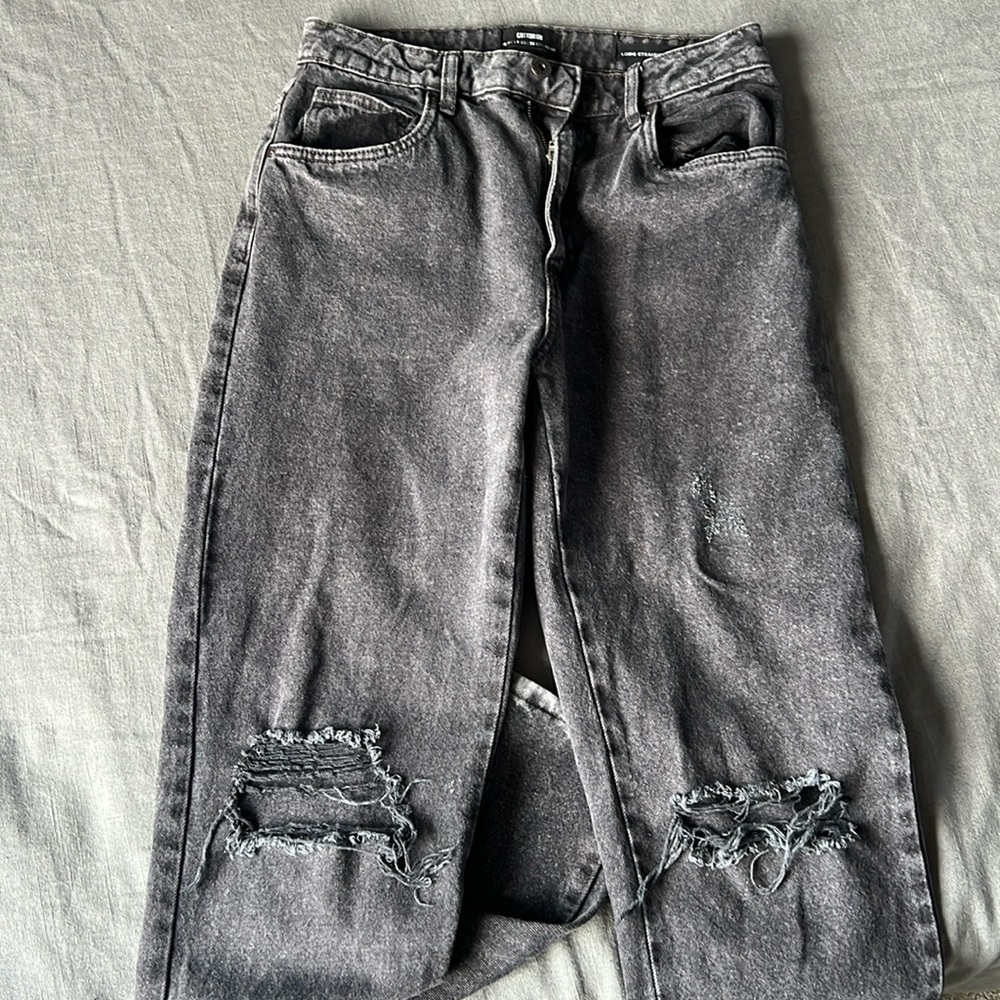straight leg jeans